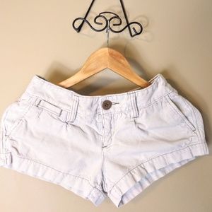 AMERICAN EAGLE courderoy beige booty shorts sz 2